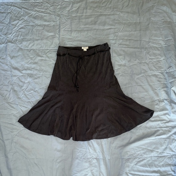 Dressbarn Gray A-Line Skirt - Picture 7 of 8